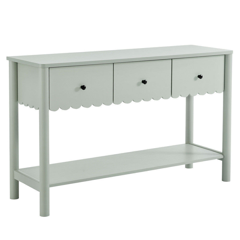 EEI-7154 Emmeline 3-Drawer Scalloped Console Table by Modway