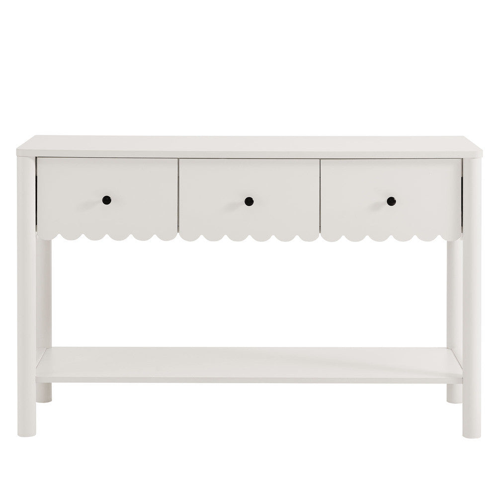 EEI-7154 Emmeline 3-Drawer Scalloped Console Table by Modway