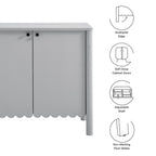 EEI-7152 Emmeline 35" 2-Door Scalloped Sideboard Cabinet by Modway