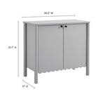 EEI-7152 Emmeline 35" 2-Door Scalloped Sideboard Cabinet by Modway