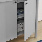 EEI-7152 Emmeline 35" 2-Door Scalloped Sideboard Cabinet by Modway