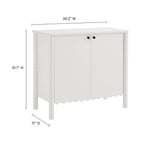 EEI-7152 Emmeline 35" 2-Door Scalloped Sideboard Cabinet by Modway