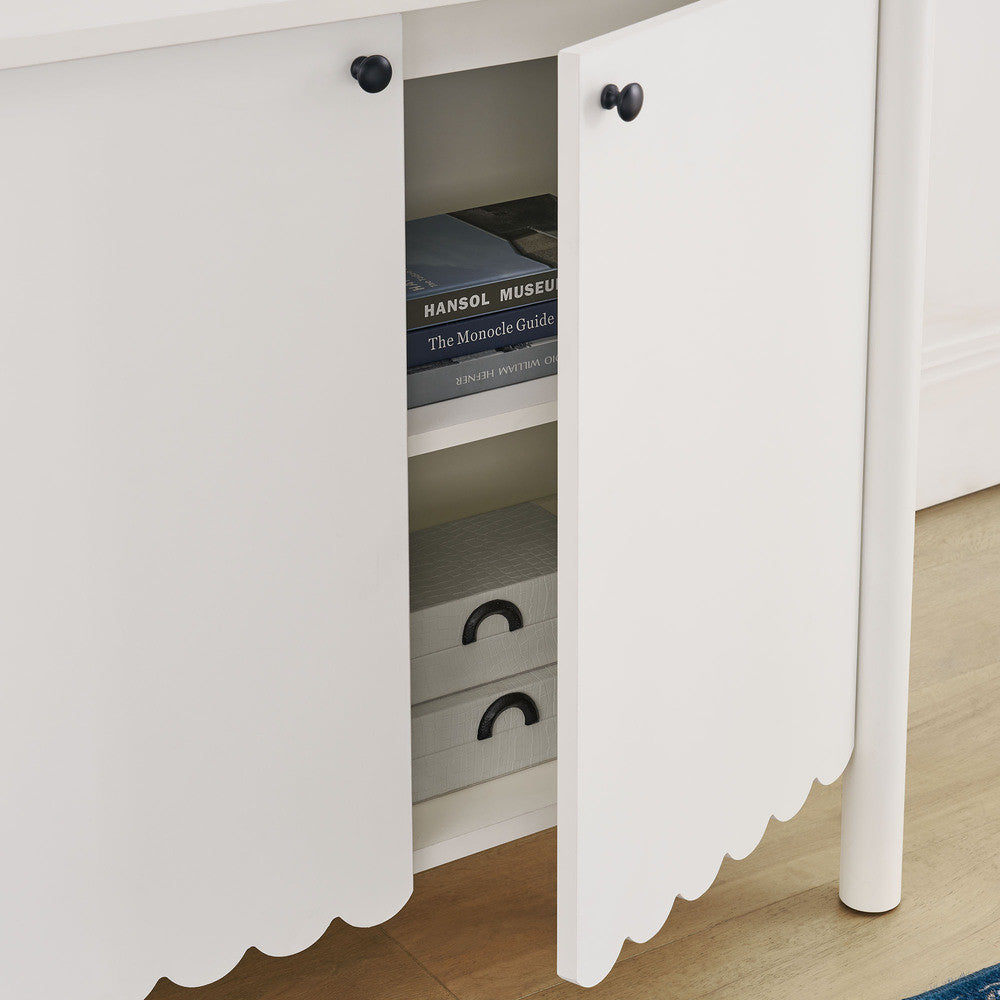 EEI-7152 Emmeline 35" 2-Door Scalloped Sideboard Cabinet by Modway