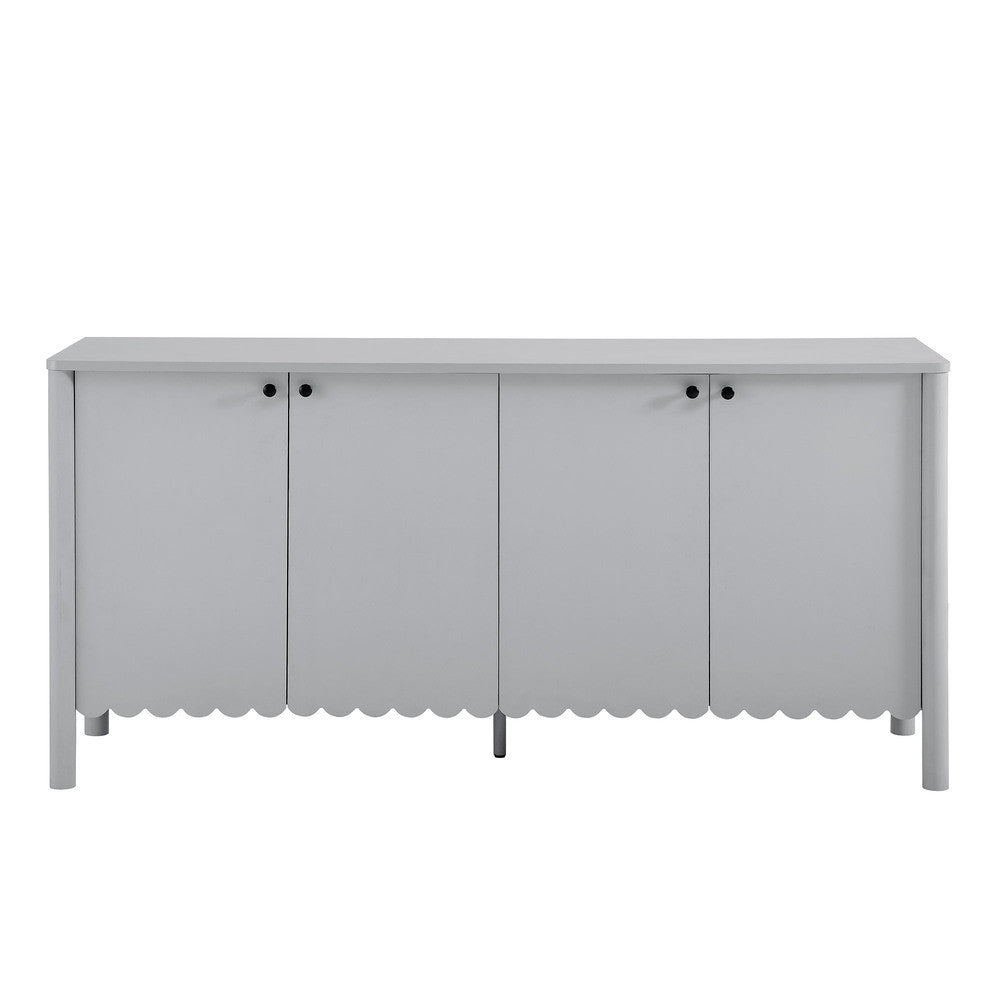 EEI-7153 Emmeline 66" 4-Door Scalloped Sideboard Cabinet by Modway