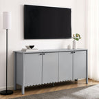 EEI-7153 Emmeline 66" 4-Door Scalloped Sideboard Cabinet by Modway