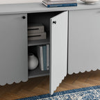 EEI-7153 Emmeline 66" 4-Door Scalloped Sideboard Cabinet by Modway