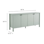 EEI-7153 Emmeline 66" 4-Door Scalloped Sideboard Cabinet by Modway