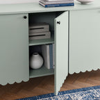 EEI-7153 Emmeline 66" 4-Door Scalloped Sideboard Cabinet by Modway