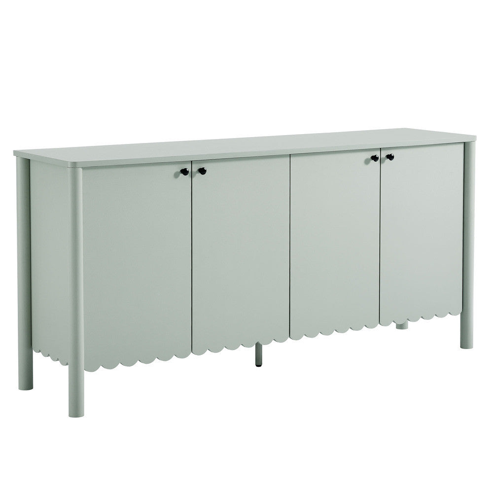 EEI-7153 Emmeline 66" 4-Door Scalloped Sideboard Cabinet by Modway