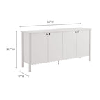 EEI-7153 Emmeline 66" 4-Door Scalloped Sideboard Cabinet by Modway