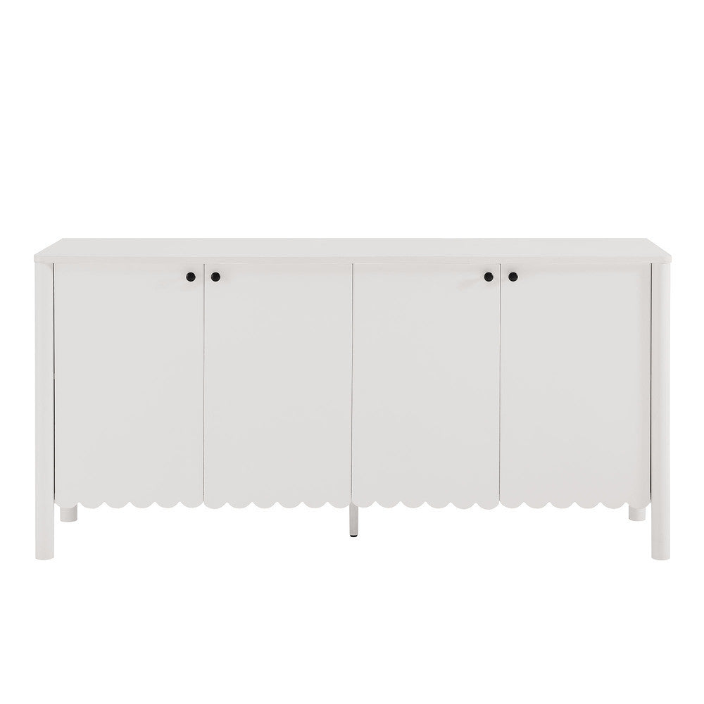 EEI-7153 Emmeline 66" 4-Door Scalloped Sideboard Cabinet by Modway