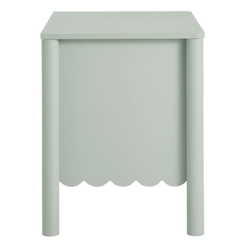 MOD-7206 Emmeline Scalloped 2-Drawer Nightstand by Modway