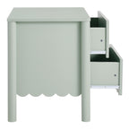 MOD-7206 Emmeline Scalloped 2-Drawer Nightstand by Modway