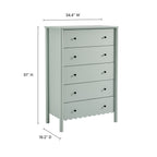 EEI-7156 Emmeline Scalloped 5-Drawer Chest by Modway