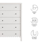 EEI-7156 Emmeline Scalloped 5-Drawer Chest by Modway