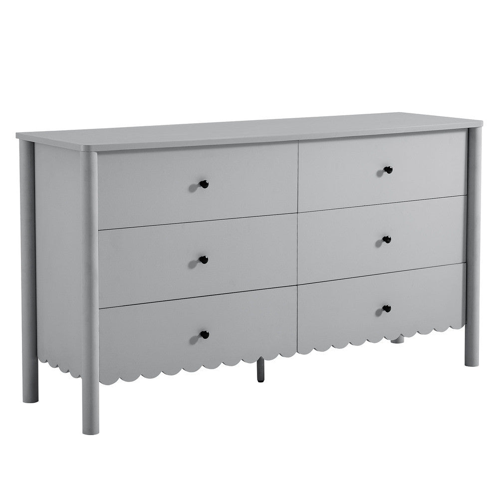 EEI-7157 Emmeline Scalloped 6-Drawer Dresser by Modway