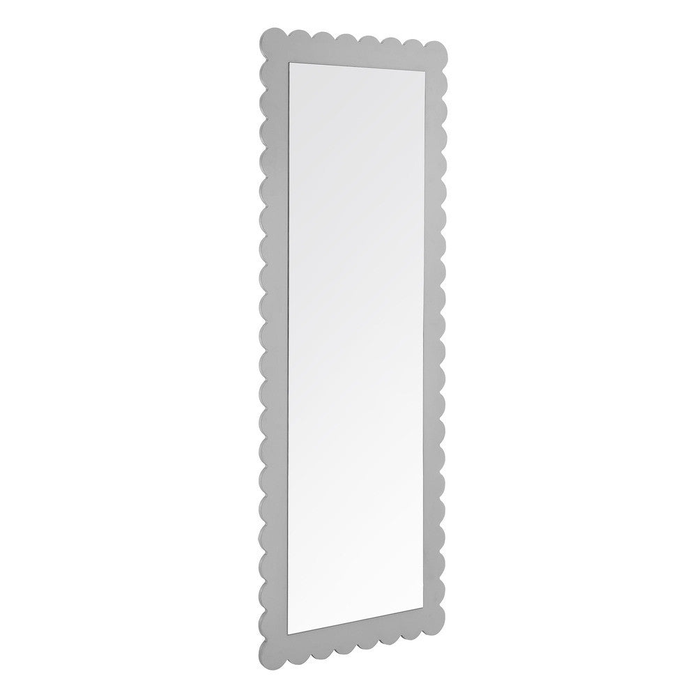 EEI-7117 Emmeline Scalloped Rectangle Floor Mirror by Modway