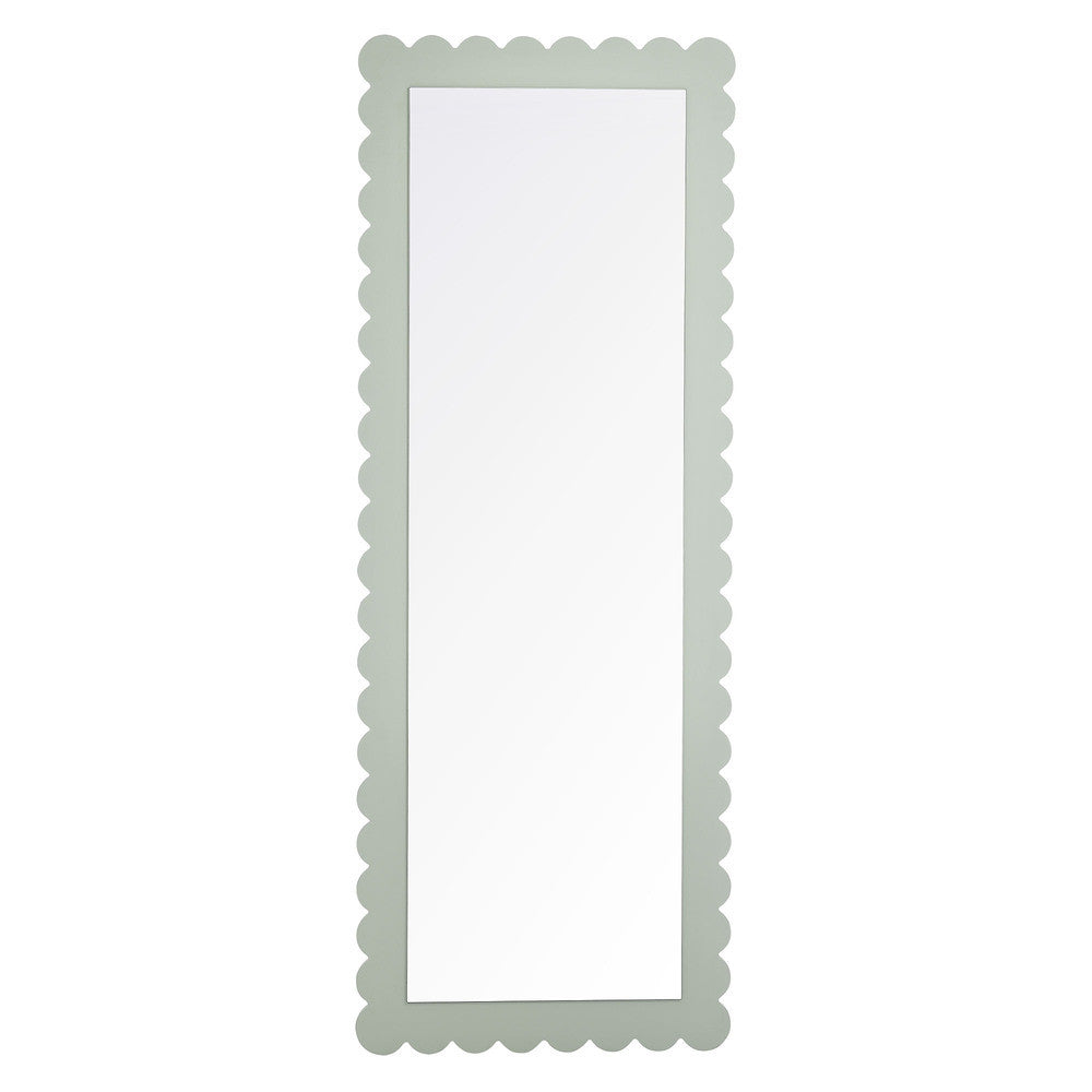EEI-7117 Emmeline Scalloped Rectangle Floor Mirror by Modway