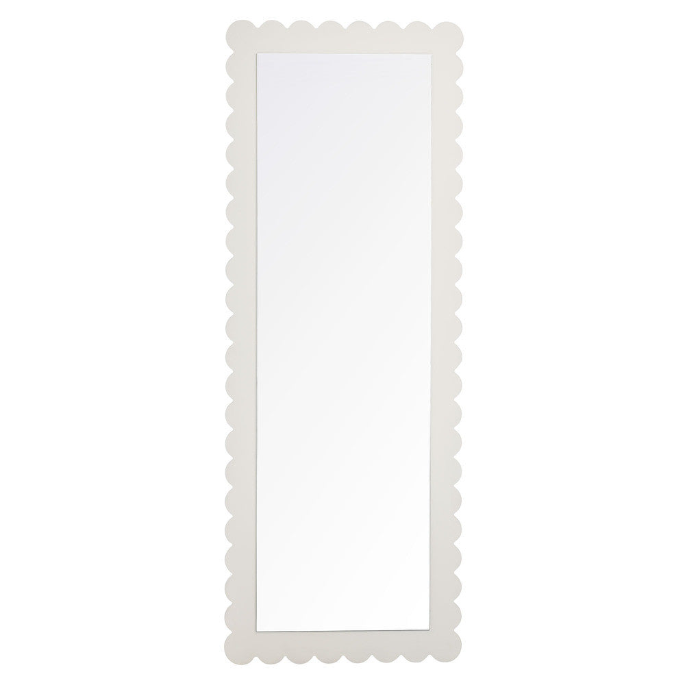 EEI-7117 Emmeline Scalloped Rectangle Floor Mirror by Modway