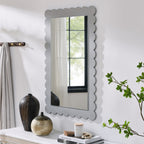EEI-7116 Emmeline Scalloped Rectangle Wall Mirror by Modway
