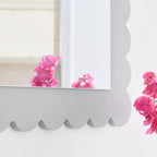 EEI-7116 Emmeline Scalloped Rectangle Wall Mirror by Modway