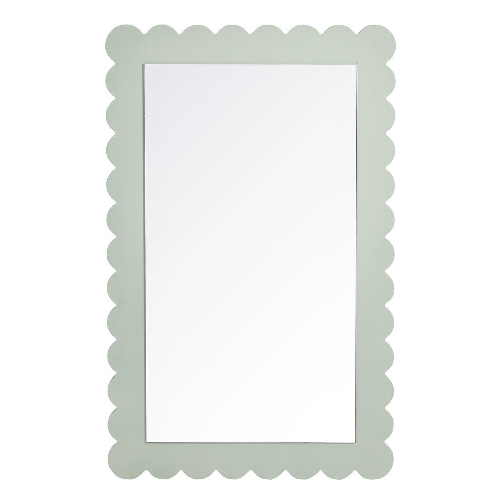 EEI-7116 Emmeline Scalloped Rectangle Wall Mirror by Modway