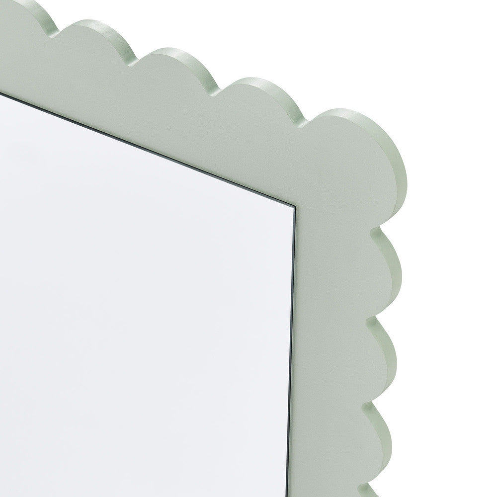 EEI-7116 Emmeline Scalloped Rectangle Wall Mirror by Modway