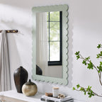 EEI-7116 Emmeline Scalloped Rectangle Wall Mirror by Modway