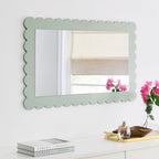 EEI-7116 Emmeline Scalloped Rectangle Wall Mirror by Modway