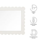 EEI-7116 Emmeline Scalloped Rectangle Wall Mirror by Modway