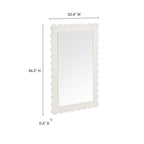 EEI-7116 Emmeline Scalloped Rectangle Wall Mirror by Modway