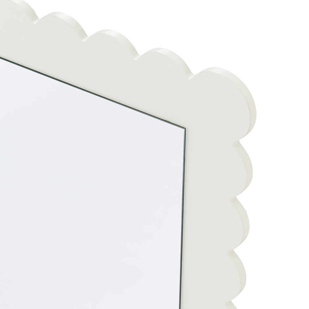 EEI-7116 Emmeline Scalloped Rectangle Wall Mirror by Modway