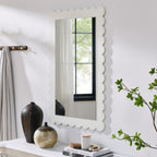 EEI-7116 Emmeline Scalloped Rectangle Wall Mirror by Modway
