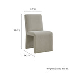 Modway Emory Fabric Upholstered Dining Side Chair by Modway-EEI-7185