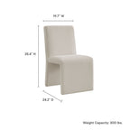 Modway Emory Fabric Upholstered Dining Side Chair by Modway-EEI-7185