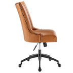 EEI-4577-BLK-TAN Empower Channel Tufted Vegan Leather Office Chair by Modway