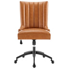 EEI-4577-BLK-TAN Empower Channel Tufted Vegan Leather Office Chair by Modway