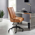 EEI-4577-BLK-TAN Empower Channel Tufted Vegan Leather Office Chair by Modway