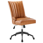 EEI-4577-BLK-TAN Empower Channel Tufted Vegan Leather Office Chair by Modway