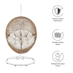 EEI-6262 Encase Outdoor Patio Rattan Swing Chair by Modway