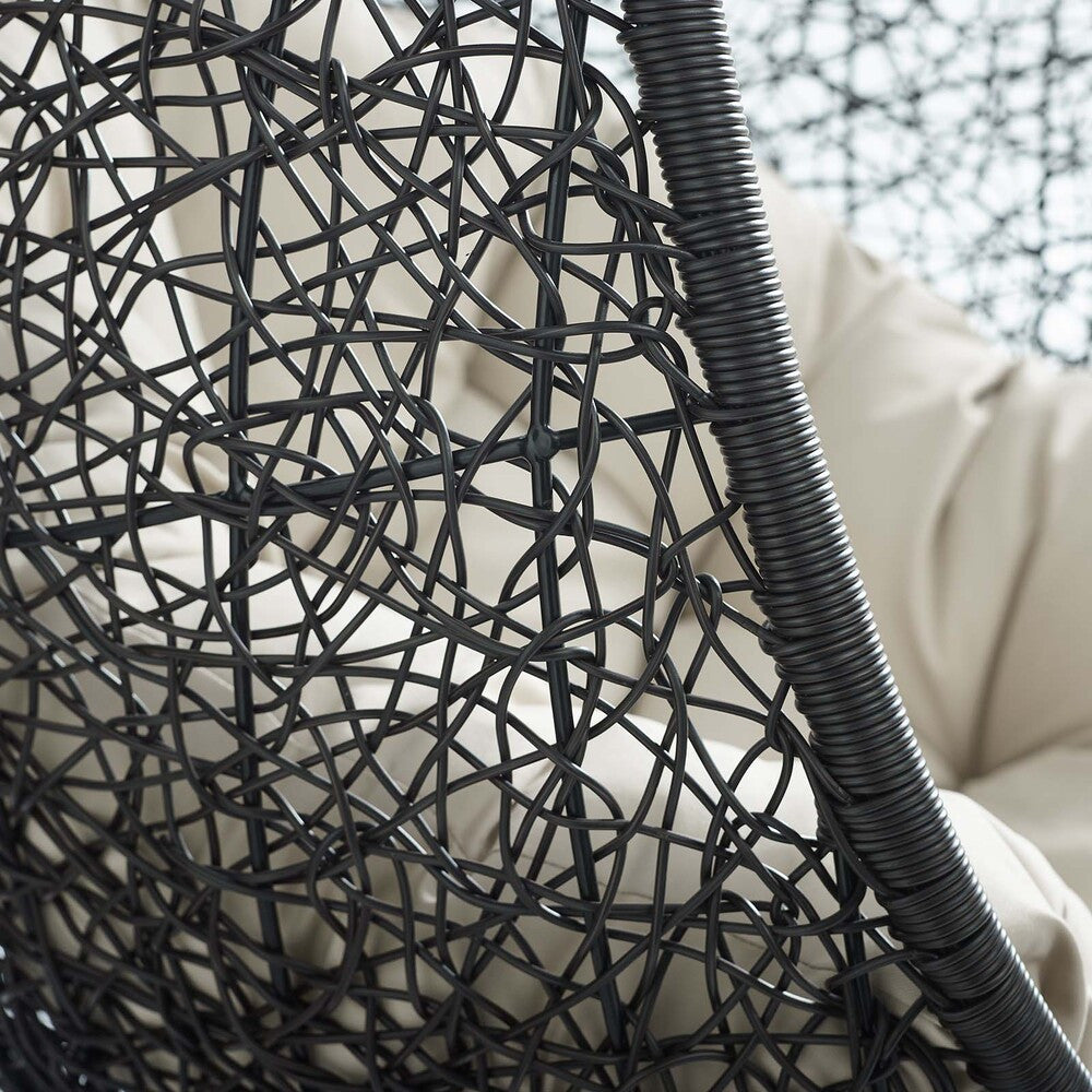 EEI-3635 Encase Sunbrella&reg; Fabric Swing Outdoor Patio Lounge Chair Without Stand by Modway