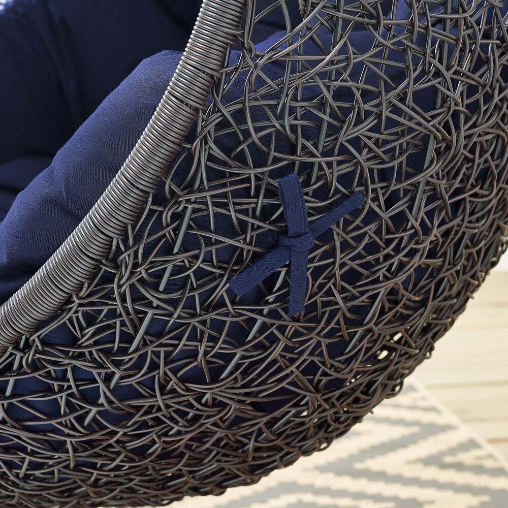 EEI-3635 Encase Sunbrella&reg; Fabric Swing Outdoor Patio Lounge Chair Without Stand by Modway