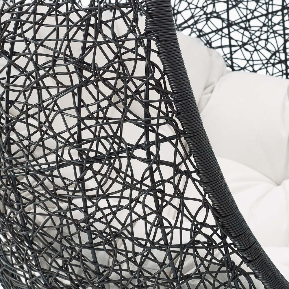 EEI-3635 Encase Sunbrella&reg; Fabric Swing Outdoor Patio Lounge Chair Without Stand by Modway