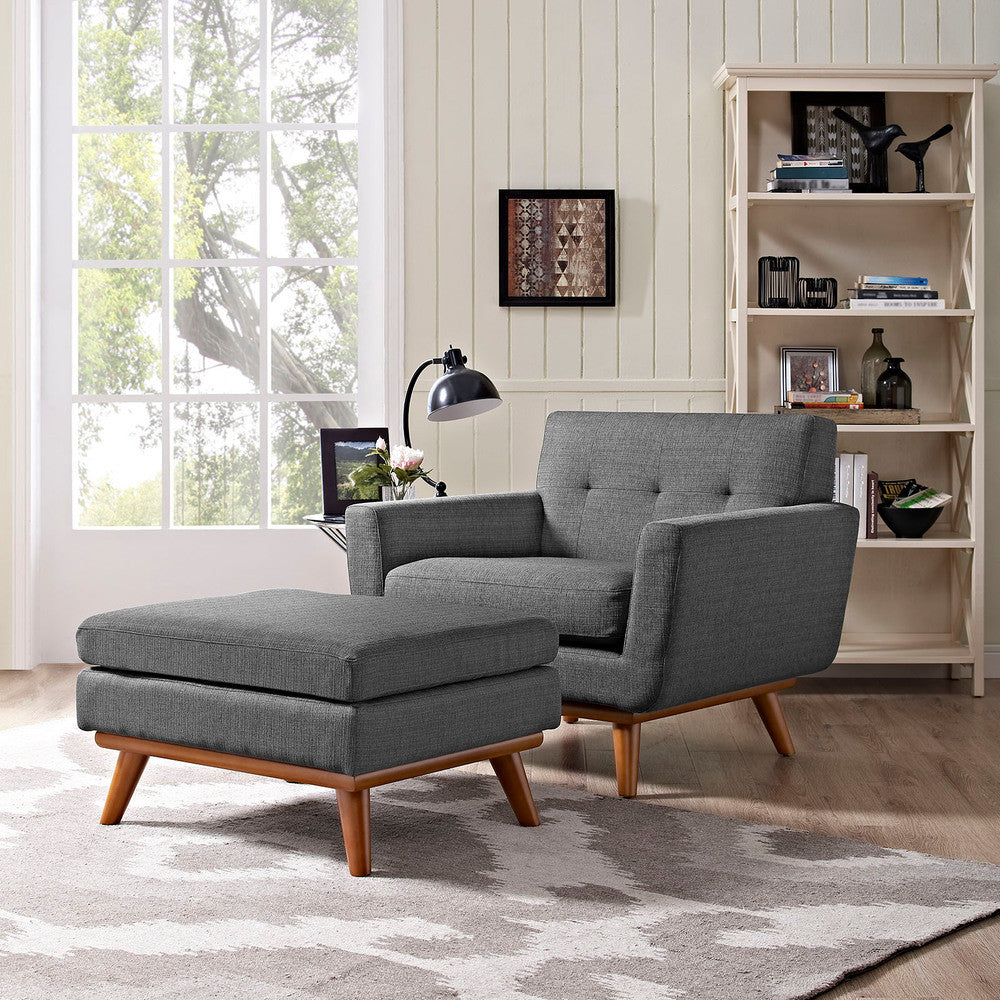 Modway Engage 2 Piece Armchair and Ottoman by Modway-EEI-2187