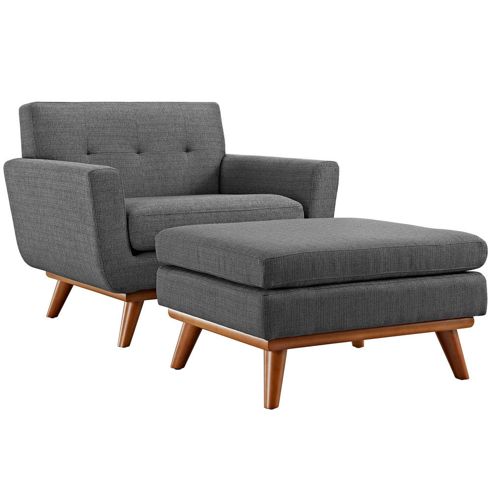 Modway Engage 2 Piece Armchair and Ottoman by Modway-EEI-2187
