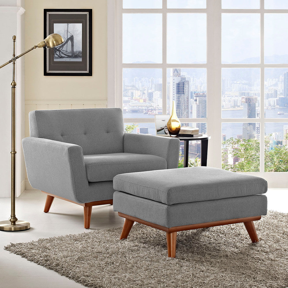 Modway Engage 2 Piece Armchair and Ottoman by Modway-EEI-2187