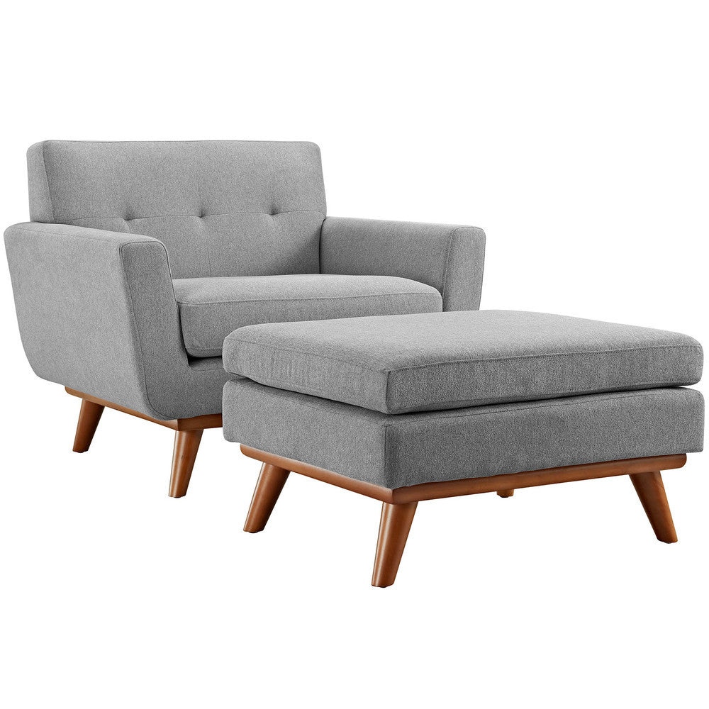 Modway Engage 2 Piece Armchair and Ottoman by Modway-EEI-2187