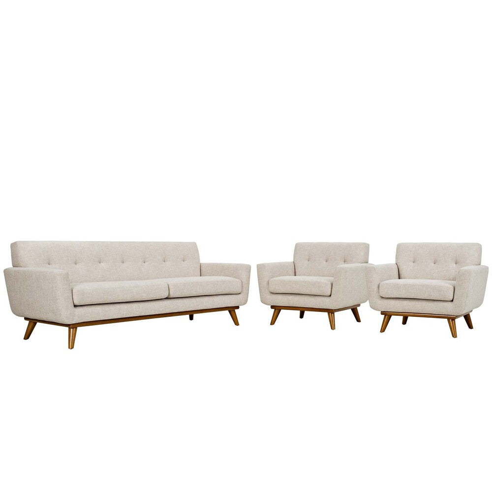 Modway Engage Armchairs and Sofa Set of 3 by Modway-EEI-1345