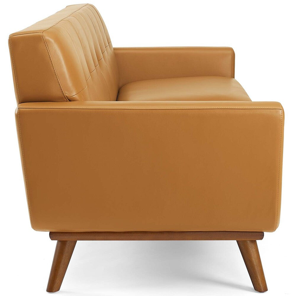EEI-3733 Engage Top-Grain Leather Living Room Lounge Sofa by Modway