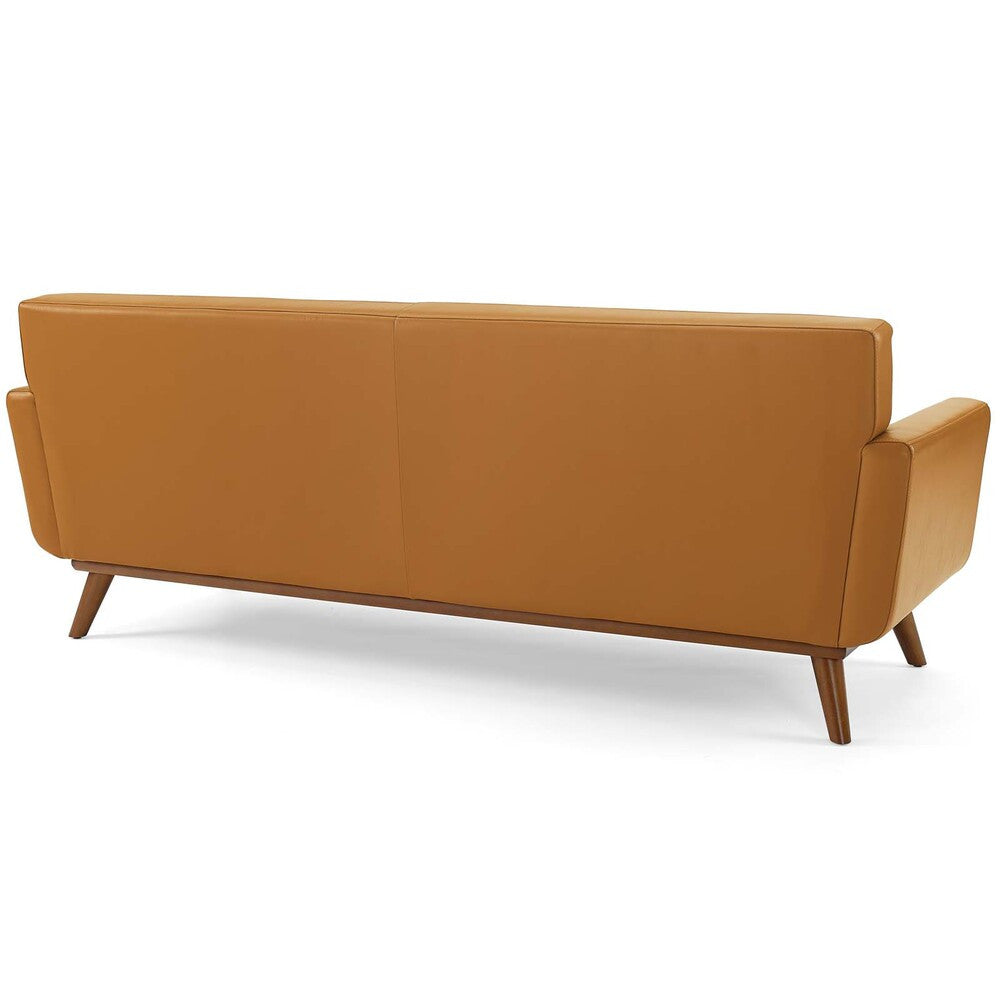 EEI-3733 Engage Top-Grain Leather Living Room Lounge Sofa by Modway